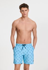 Shiwi Swimming shorts - blue sky sketched coral