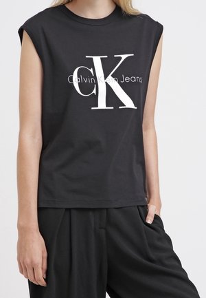 Calvin Klein Jeans T-shirt imprimé - black