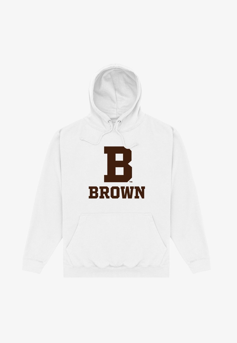 Henry Tiger BROWN UNIVERSITY INITIAL - Hoodie - white