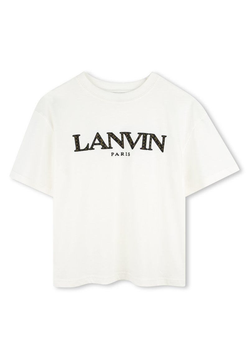 LANVIN T-shirt print crème