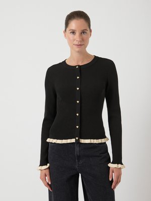 YASFLOMA - Strikkegenser - black