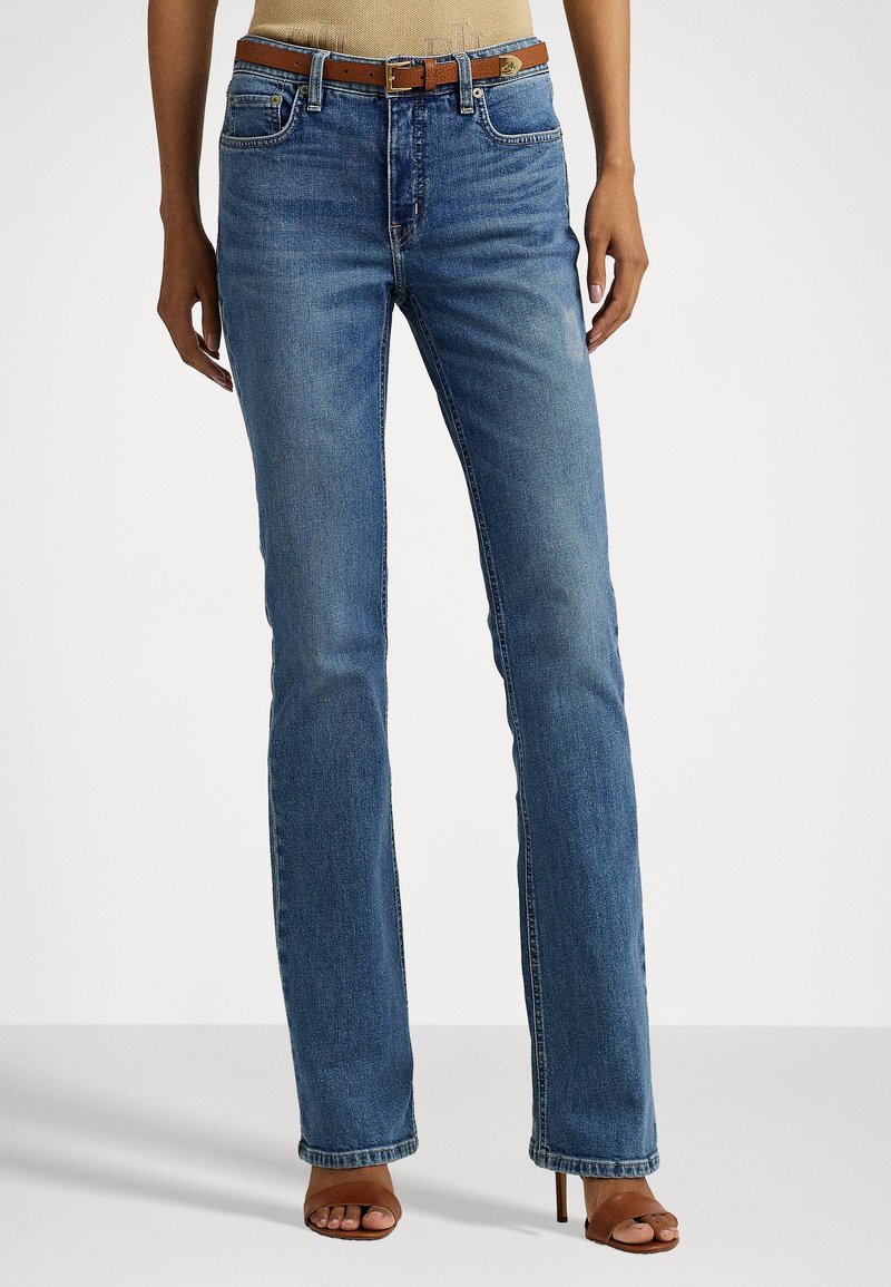 Lauren Ralph Lauren FULL LENGTH Jean bootcut tahoe wash/denim bleu