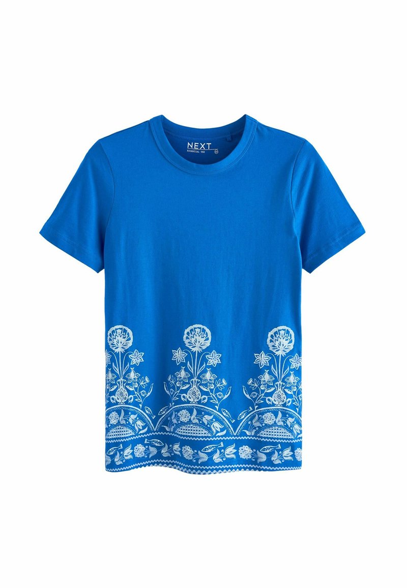Next T-shirt basic blauw