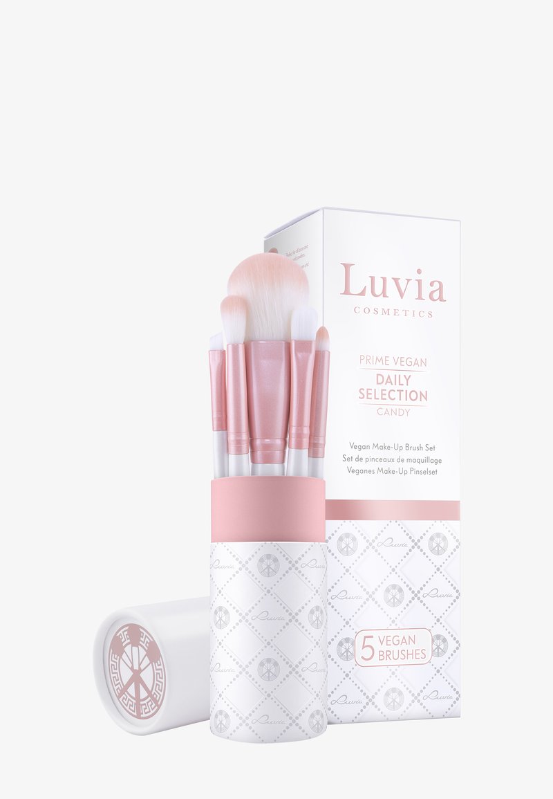 Luvia Cosmetics DAILY SELECTION - Make-up Brush Set - pearl white/candy pink