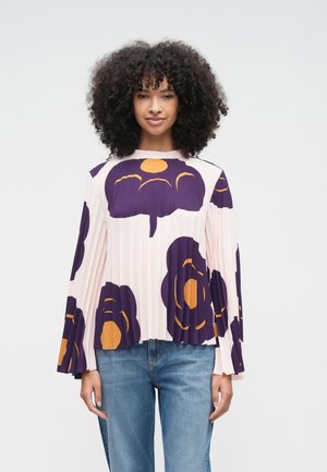 DUURI TUMMA - Pusero - light pink/dark violet/brown