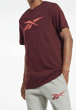 T-shirt imprimé - dark red