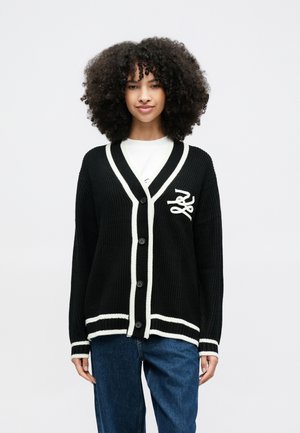 KARL LAGERFELD SOUTACHE AUTOGRAPH  - Adīta jaka - black