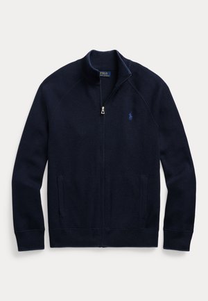 Polo Ralph Lauren TEXTURED COTTON FULL ZIP SWEATER - Gilet - navy heather