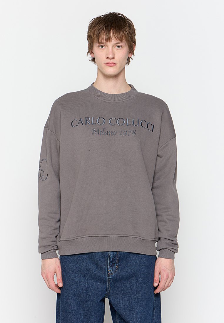 carlo colucci Sweater antraciet carlo colucci Sweater antraciet