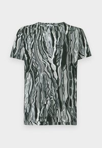 PRINT - Trükipildiga T-särk - black/grey/white