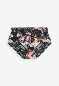 Next NO VPL 5 PACK - Trosor - black watercolour floral spot pink purple