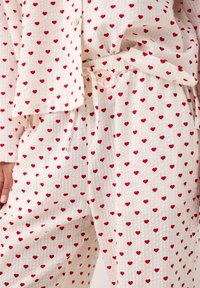Lindex WITH LONGER LEG - Pantaloni del pigiama - red