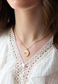 FABLE ENGLAND - RUNNING BUNNY LOCKET - Necklace - multi gold coloured Thumbnail Image 1