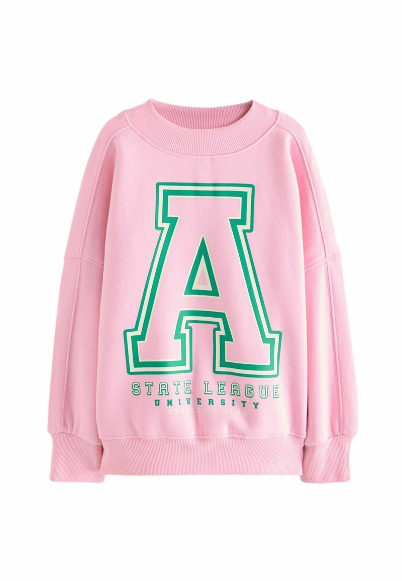 Next SLOGAN HEART REGULAR FIT - Sweatshirt - pink green