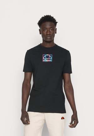 ZEHNELO - T-shirt con stampa - black