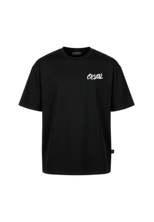 CRYSTAL PARIS, CRYSTAL PARIS OVERSIZED T-SHIRT MOVE - T-shirt con stampa - black