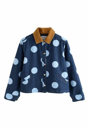 REGULAR FIT - COLLARED - Denimová bunda - blue spot