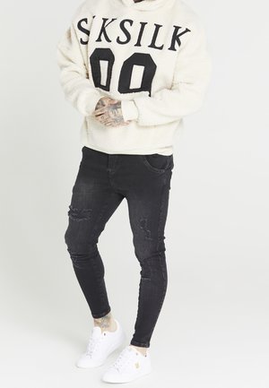 SIKSILK, Sweat à capuche - off-white