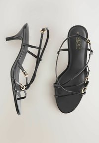 REGULAR FIT STRAPPY KITTEN  - Sandalen - new black