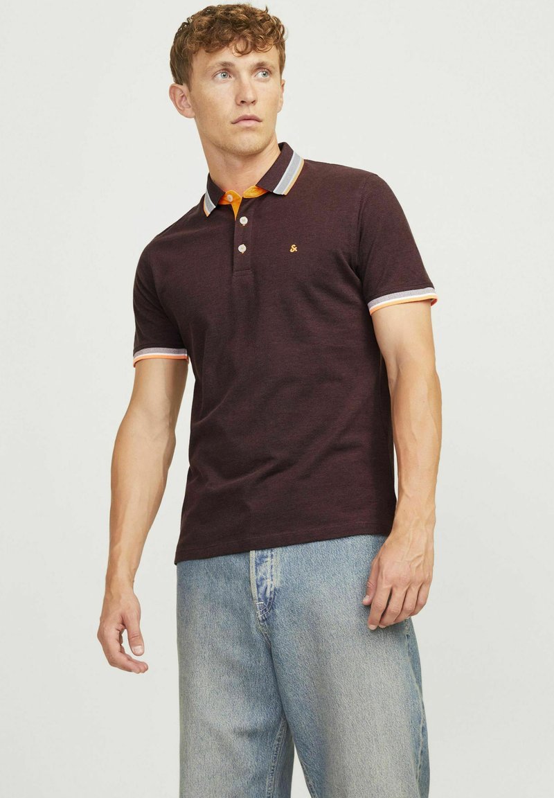 Jack & Jones JJEPAULOS SS NOOS - Polo krekls - brown