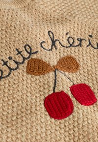 Next REGULAR FIT - Cardigan - tan brown cherry embroidered