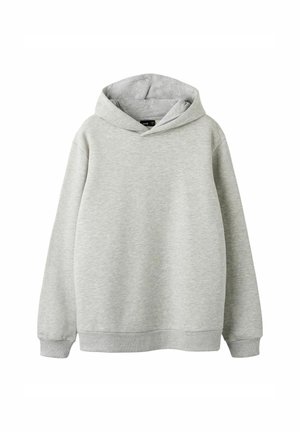 Felpa con cappuccio - light grey melange