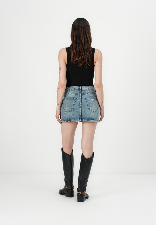 GO SIDE ZIP SKIRT - Mini skirt3