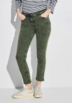 Slim fit jeans - olive