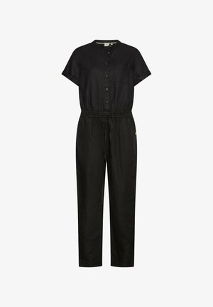 camel active, JUMPSUIT MIT KNOPFLEISTE - Buksedragter - caviar