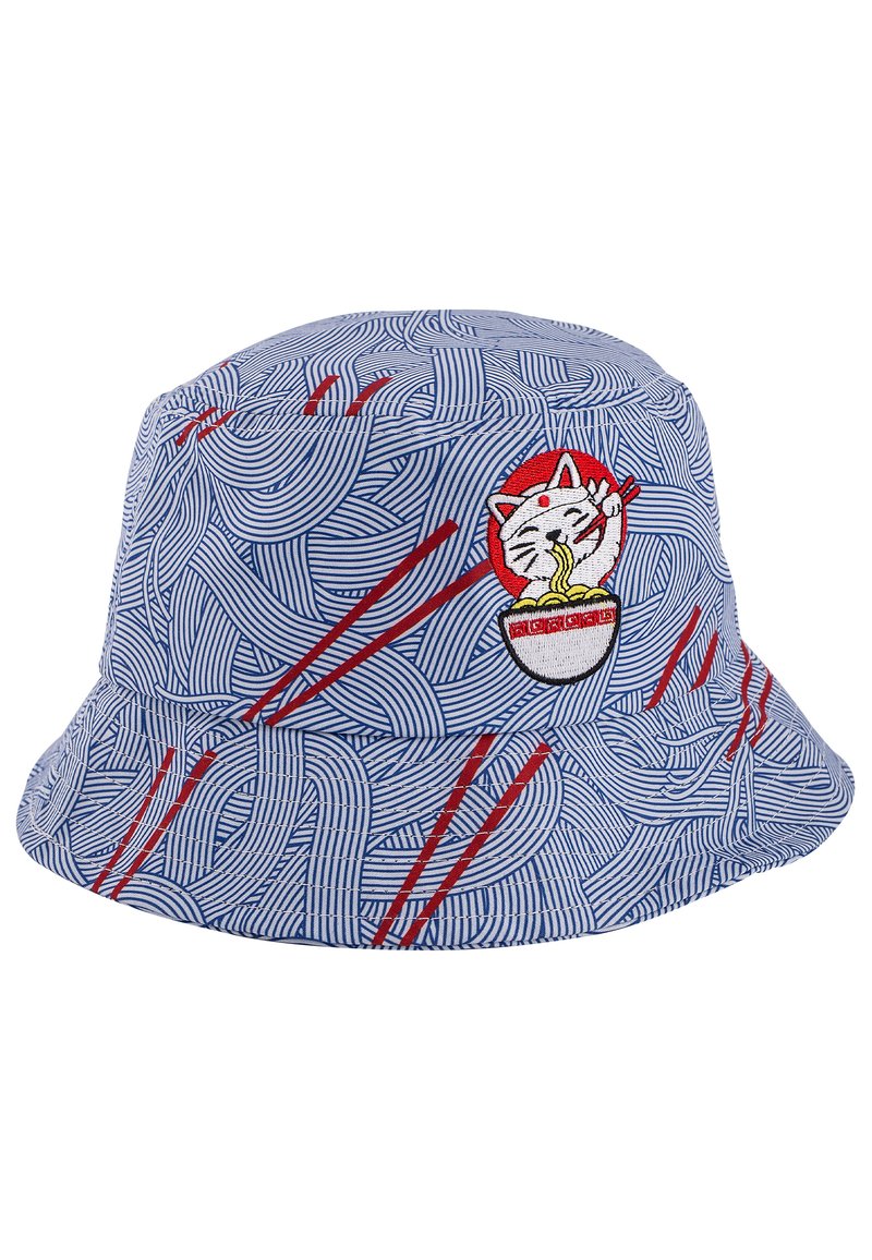Retro Print Chicken Noodle Bucket Hat Holiday Music Festival Sun