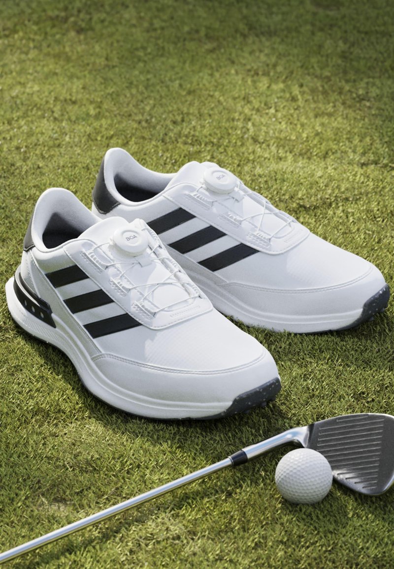 adidas Golf S2G BOA 24 WIDE SPIKELESS - Golfskor - cloud white/core black