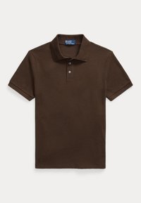 STANDARD FIT TEXTURED POLO SHIRT - Polo - nutmeg brown