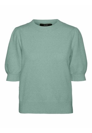 Stickad tröja - light green