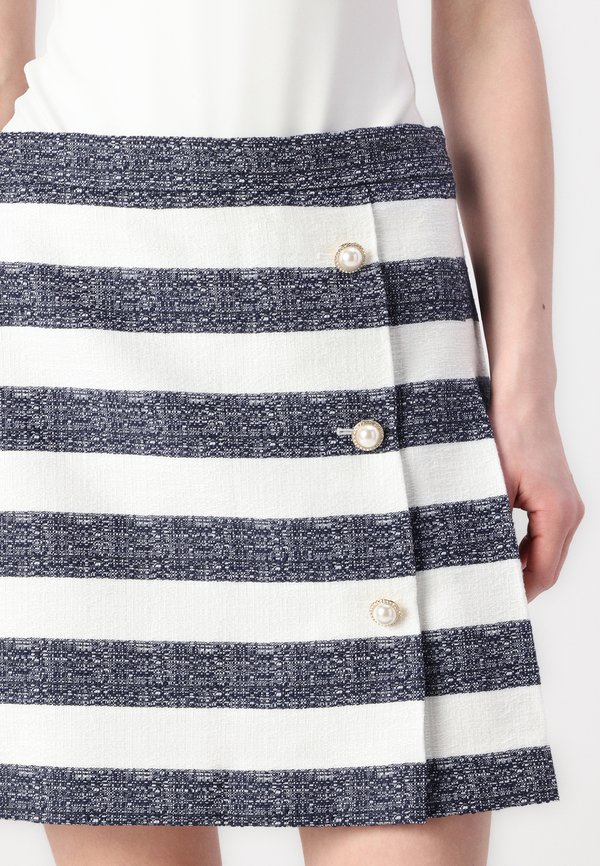 SAILOR STRIPE PLEATED SKIRT - Mini skirt2
