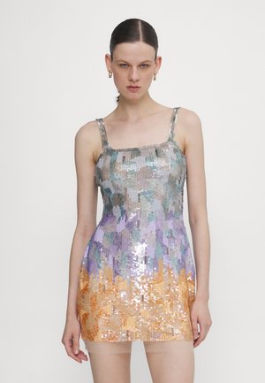 HOUSE OF JAFFA ATHENS SEQUIN - Cocktailjurk - light blue