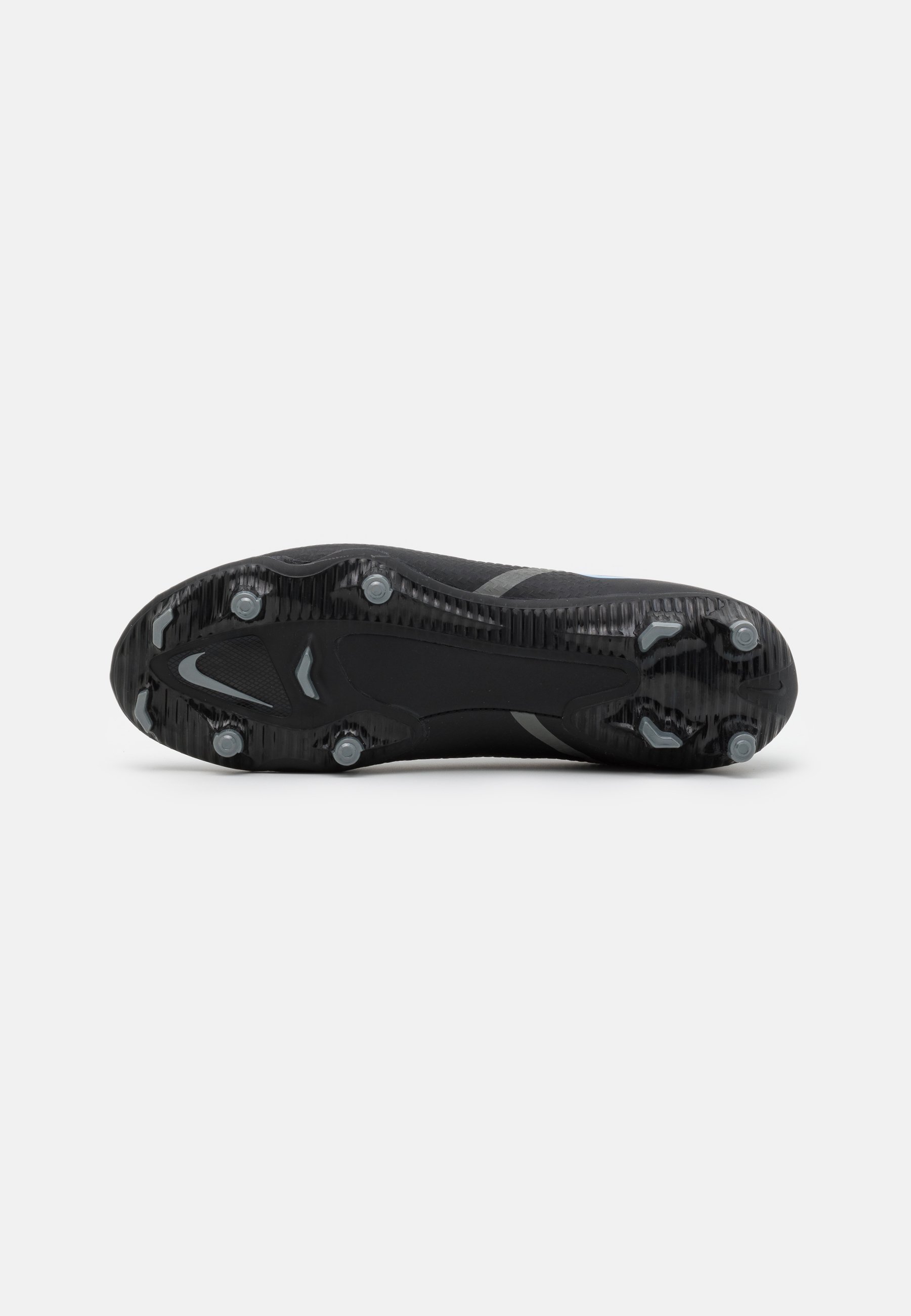 Nike Performance PHANTOM GT2 ACADEMY DYNAMIC FIT FG/MG - Moulded stud  football boots - black/iron grey/black - Zalando.de