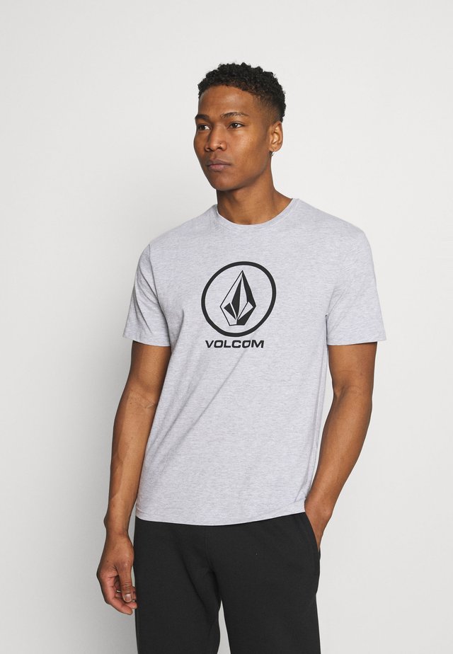 CRISP STONE - T-shirts med print - heather grey