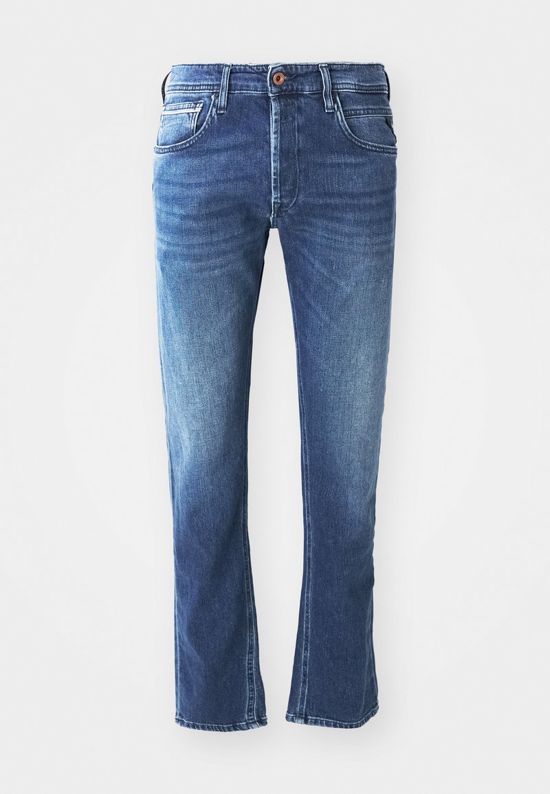 Replay Straight leg jeans donkerblauw denim