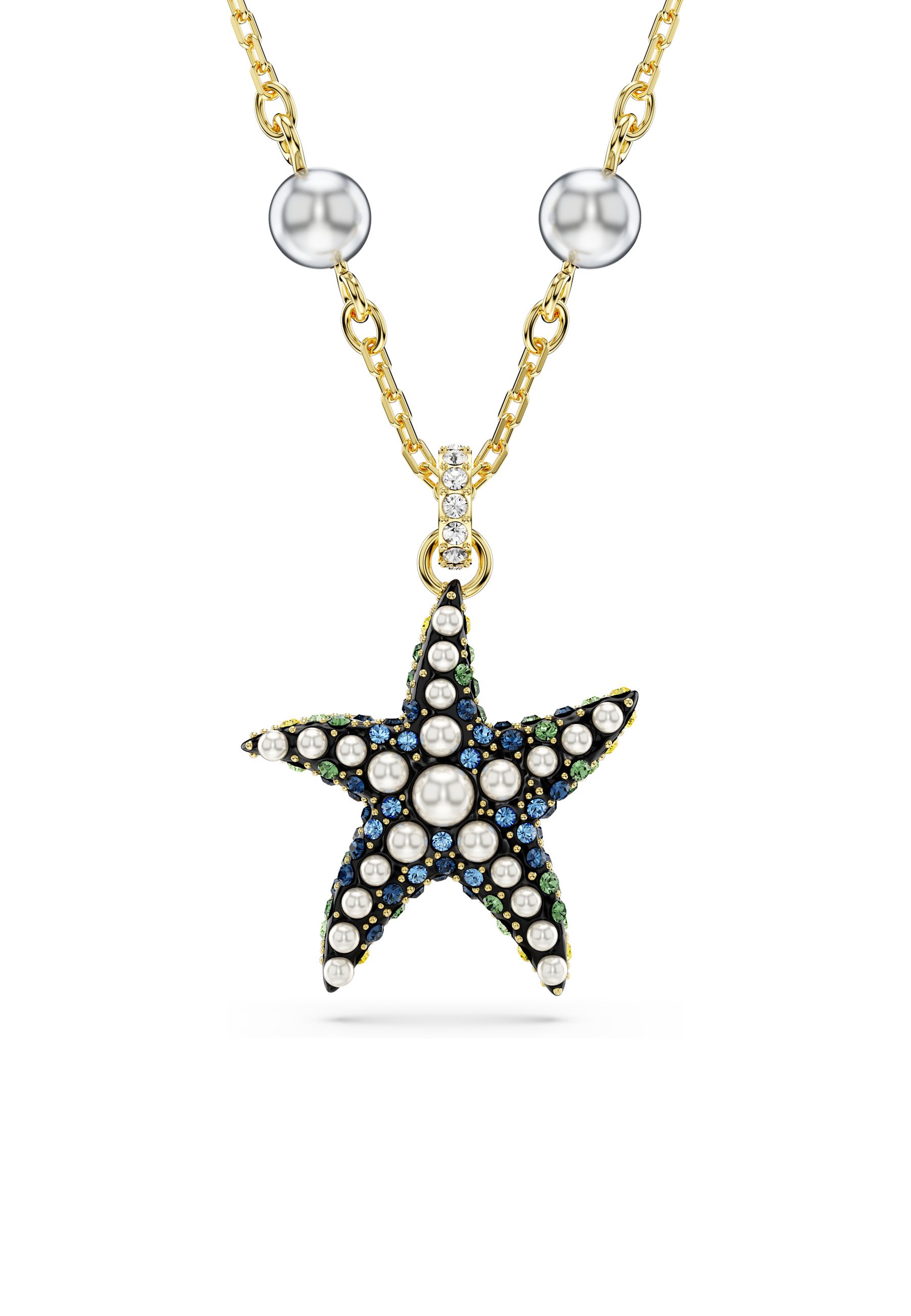 Swarovski IDYLLIA PENDANT CRYSTAL PEARLS STARFISH - Necklace