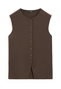 TAILORED FIT WITH BUTTONS - Smanicato - brown