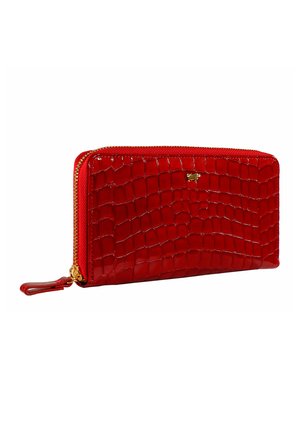 Braun Büffel, VERONA IM KROKO-DESIGN - Portefeuille - red
