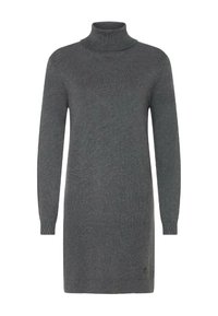 OXAIDA - Strikket kjole - dark grey melange