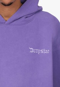 Dropsize Hættetrøje - washed purple