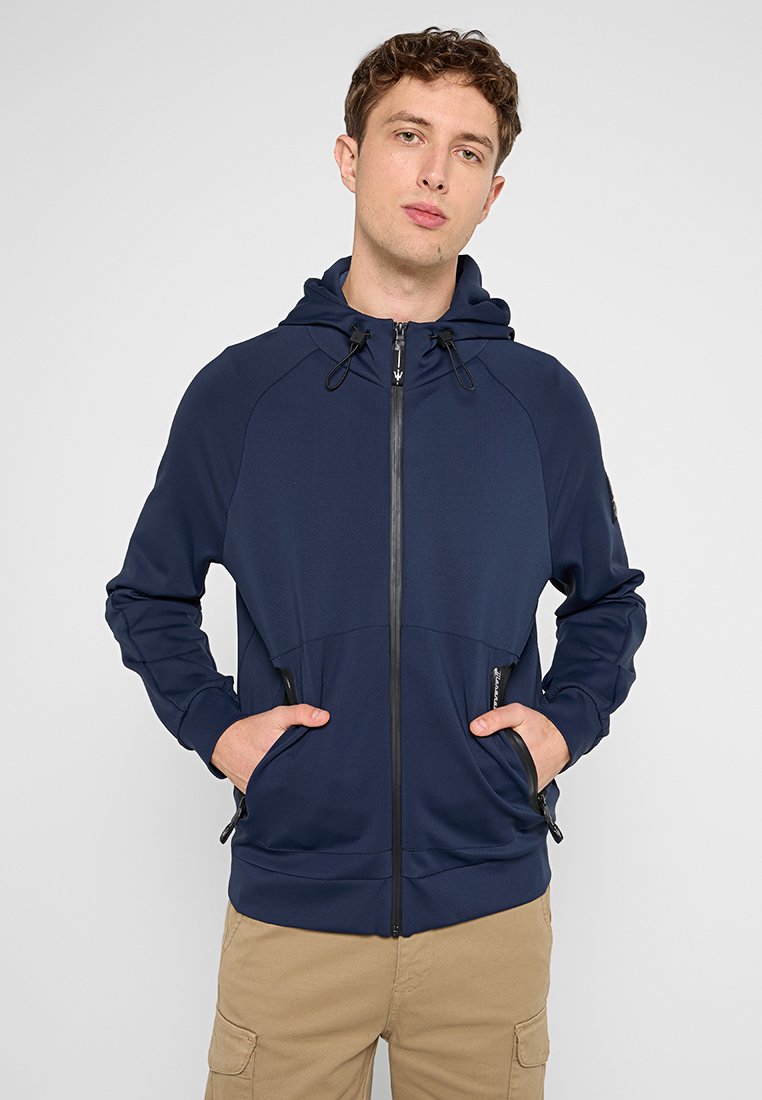 North Sails Sweater met rits donkerblauw