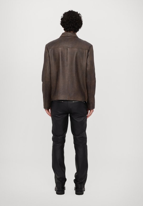 LUKE JACKET DISTRESSED - Leather jacket2