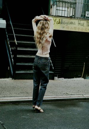 Mango, - Jeansy Straight Leg