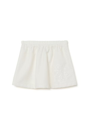 WITH EMBROIDERY - Shorts - soft white
