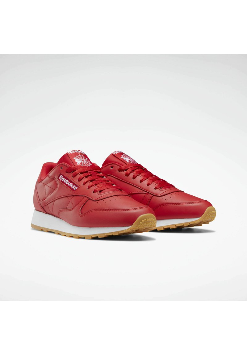 Classic low Reebok red cloud white reebok UNISEX Sneaker rubber LEATHER CLASSIC gum/rot - - vector