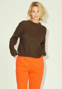 JJXX JXEMBER LS FLUFFY CREW NECK  NOOS - Maglione - demitasse