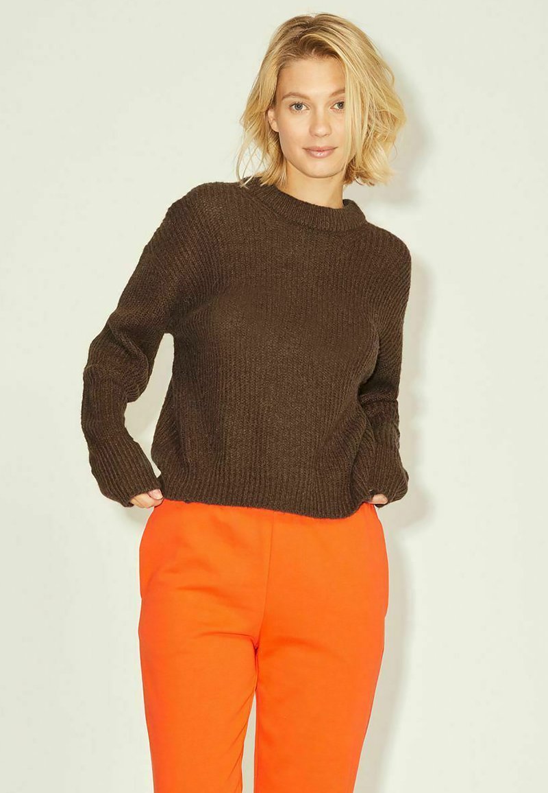 JJXX JXEMBER LS FLUFFY CREW NECK  NOOS - Maglione - demitasse